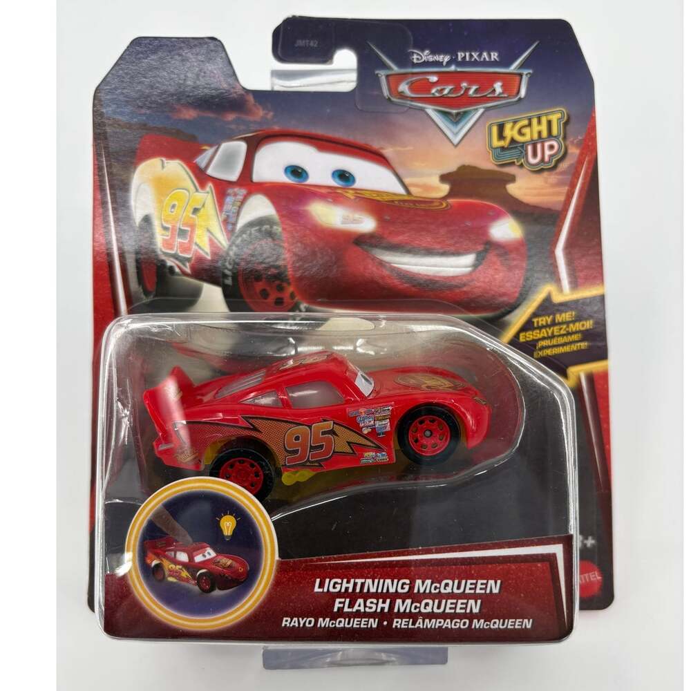 Disney Pixar Cars Light Up Lightning McQueen/ Flash McQueen